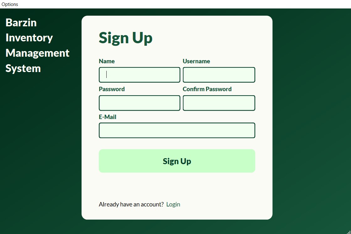 Sign Up